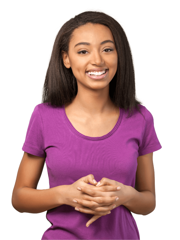 Friendly Young Girl Tech